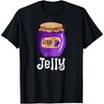 thumbnail image 1 of Peanut Butter & Jelly Grape Funny Couples Matching Costumes T-Shirt, 1 of 4