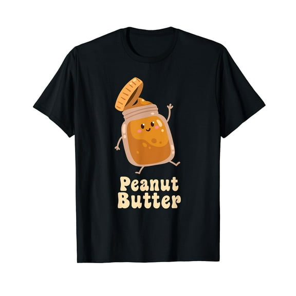 Peanut Butter & Jelly Matching Couple Halloween Best Friends Short Sleeve T-Shirt
