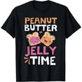 thumbnail image 1 of Peanut Butter Jelly Time Delicious Spread Food Lover T-Shirt, 1 of 2