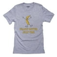 thumbnail image 1 of Peanut Butter Jelly Time - Fun Colorful Cartoon Men's Grey T-Shirt, 1 of 2