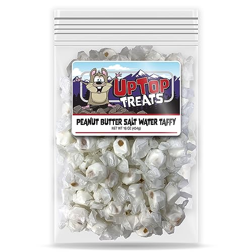 Peanut Butter Salt Water Taffy 16oz Gourmet OldFashioned Candy