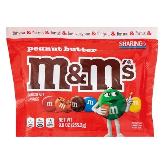 Peanut Butter Sharing Chocolate, 9 oz- Pack of 5