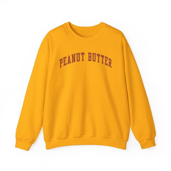 Peanut Butter Sweatshirt Gifts Crew Neck Shirt Long Sleeve Unisex