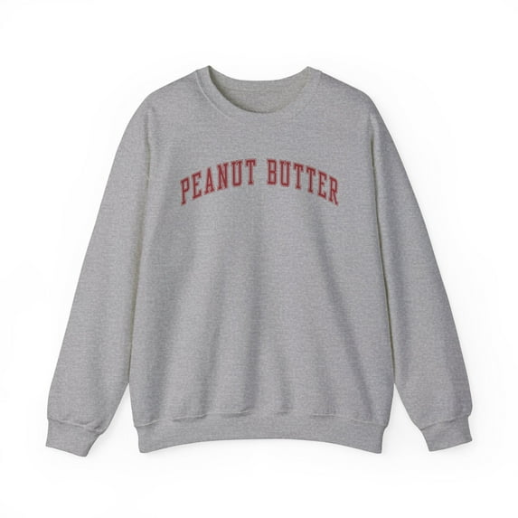 Peanut Butter Sweatshirt Gifts Crew Neck Shirt Long Sleeve Unisex