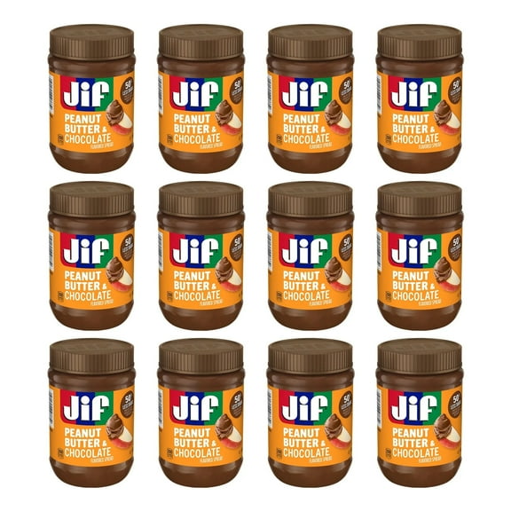 Peanut Butter and Chocolate Flavor Spread, 15 oz. Jar