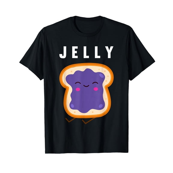 Peanut Butter and Jelly Best Friend Matching T-Shirt Small