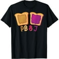 thumbnail image 1 of Peanut Butter and Jelly Couple Matching Family Costume T-Shirt, 1 of 4