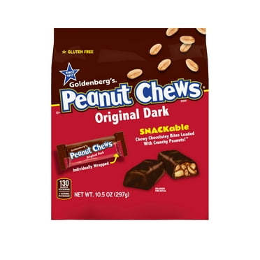 Peanut Chews Original Dark Candies, 10.5 ounce Stand Up Bag, 1 count