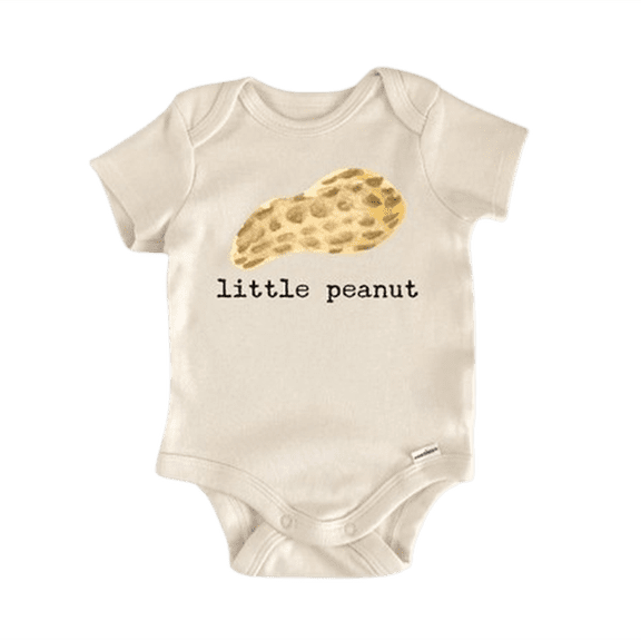 Peanut Elephant Nut Newborn Baby Bodysuit