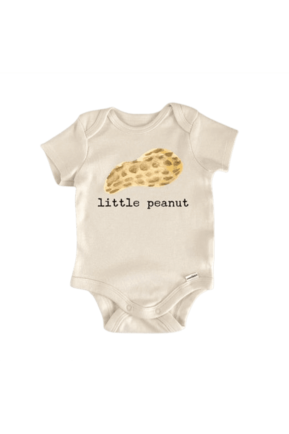 Peanut Elephant Nut Newborn Baby Bodysuit