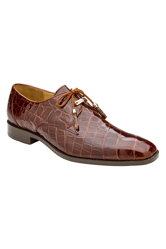 Peanut Genuine American Alligator Lago Men's Shoe 11