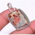 thumbnail image 1 of Peanut Obsidian - Sonora Gemstone 925 Sterling Silver Pendant 1.56" P_9201_39_13, Beautiful Jewelry For Woman, New Year Sale, Valentin's Day Gift, 1 of 2