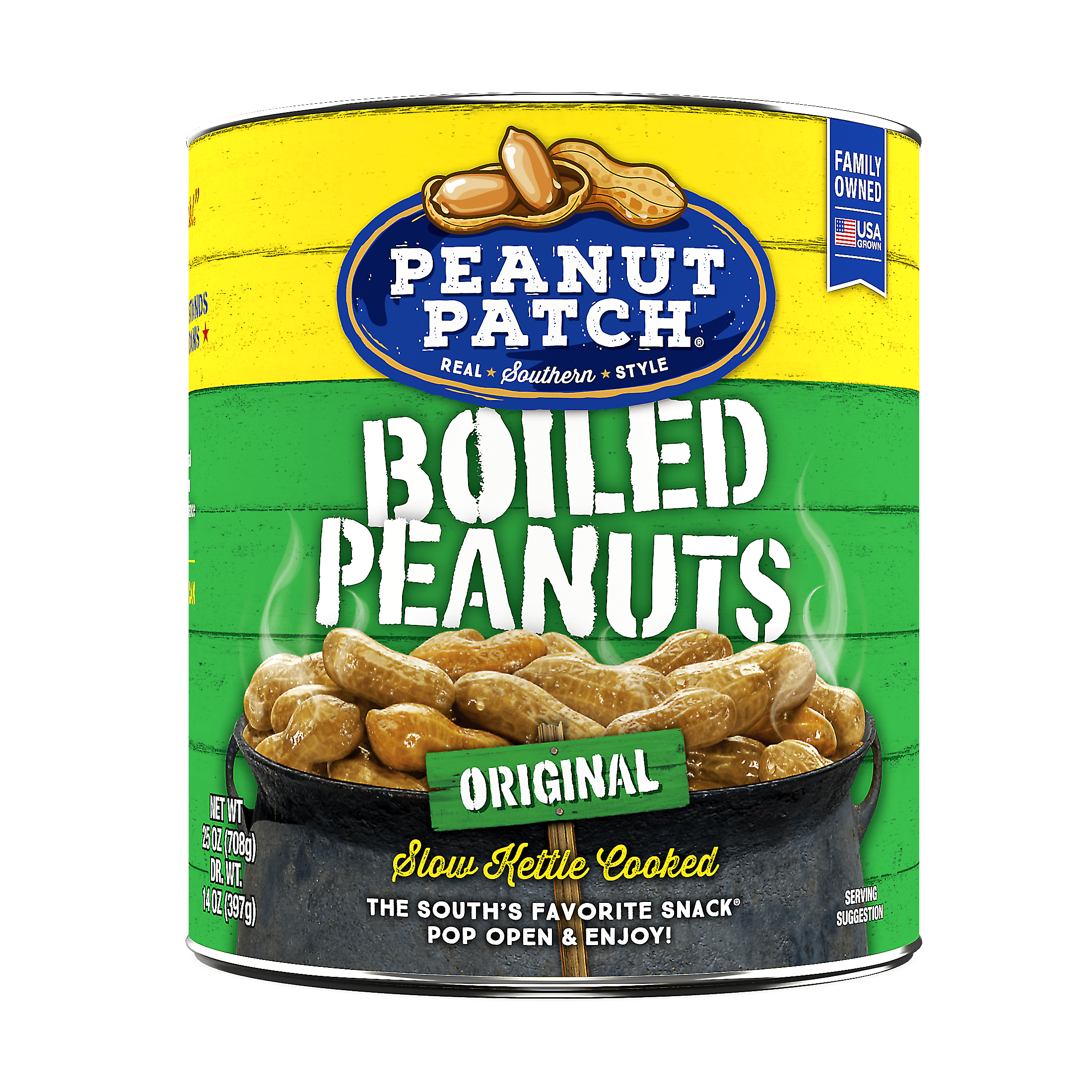 Peanut Patch Original Boiled Peanuts, 25 oz., Can