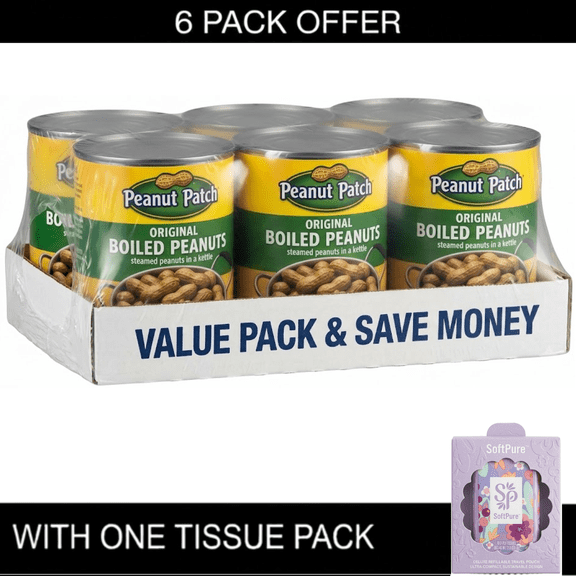 Peanut Patch Original Boiled Peanuts, 25 oz., Cans