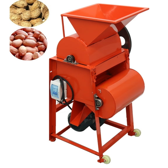 Peanut Sheller Groundnut Peeling Machine Peanut Thresher Shell Removing Machine 220V