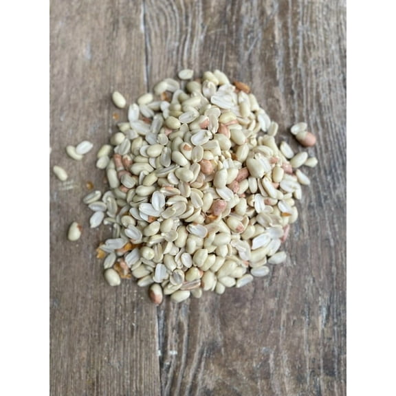 Out of Shell Peanut Splits & Wholes, 25lb, Perfect for Squirrels, Birds, Deer, and Other Wildlife, Raw Peanuts