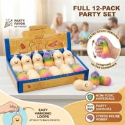 Peanut Squishy Crunchy  12Pcs Crunchy Squishy Stress Ball for Kids and Adults, Peanut Squishy Toy Slow Rising Sensory Fidget, Crunchy Pudding Squishy for Desk Decor