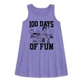 thumbnail image 1 of Peanuts - 100 Days Of Fun - Toddler & Youth Girls A-line Dress, 1 of 1