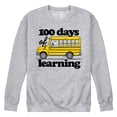 thumbnail image 1 of Peanuts - 100 Days Of Learning - Men's Crew Neck Fleece Pullover, 1 of 6
