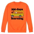 thumbnail image 1 of Peanuts - 100 Days Of Learning - Men's Crew Neck Fleece Pullover, 1 of 7