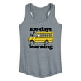 thumbnail image 1 of Peanuts - 100 Days Of Learning - Women's Racerback Tank Top, 1 of 6