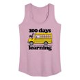 thumbnail image 1 of Peanuts - 100 Days Of Learning - Women's Racerback Tank Top, 1 of 6