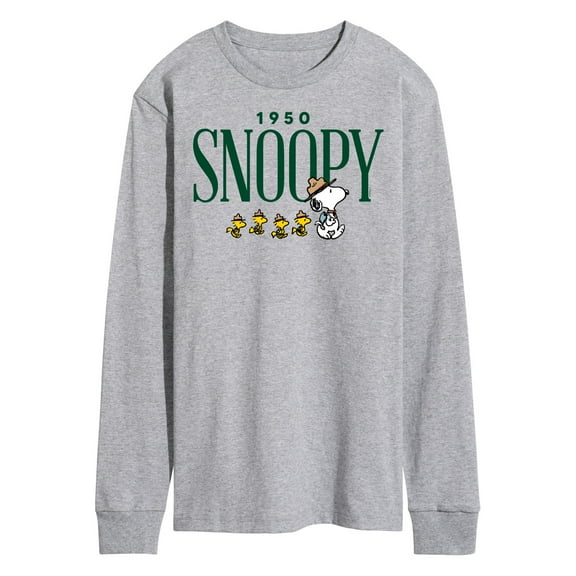 Peanuts - 1950's Camper Snoopy - Men's Long Sleeve T-Shirt