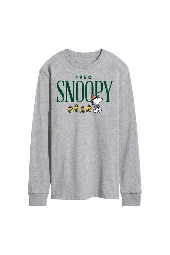 - 1950's Camper Snoopy - Men's Long Sleeve T-Shirt