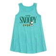 thumbnail image 1 of Peanuts - 1950's Camper Snoopy - Toddler and Youth Girls A-line Dress, 1 of 5