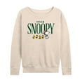 thumbnail image 1 of Peanuts - 1950's Camper Snoopy - Women's Lightweight French Terry Long Sleeve Shirt, 1 of 6