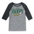 thumbnail image 1 of Peanuts - 1950s Camper Snoopy - Toddler And Youth Raglan Graphic T-Shirt, 1 of 6