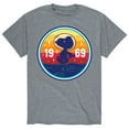 thumbnail image 1 of Peanuts - 1969 Round Space Badge - Men's Short Sleeve Graphic T-Shirt, 1 of 5