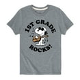 thumbnail image 1 of Peanuts - 1st Grade Rocks - Toddler And Youth Short Sleeve Graphic T-Shirt, 1 of 6