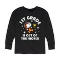 thumbnail image 1 of Peanuts - 1st Grade is Out of This World - Toddler And Youth Long Sleeve Graphic T-Shirt, 1 of 6