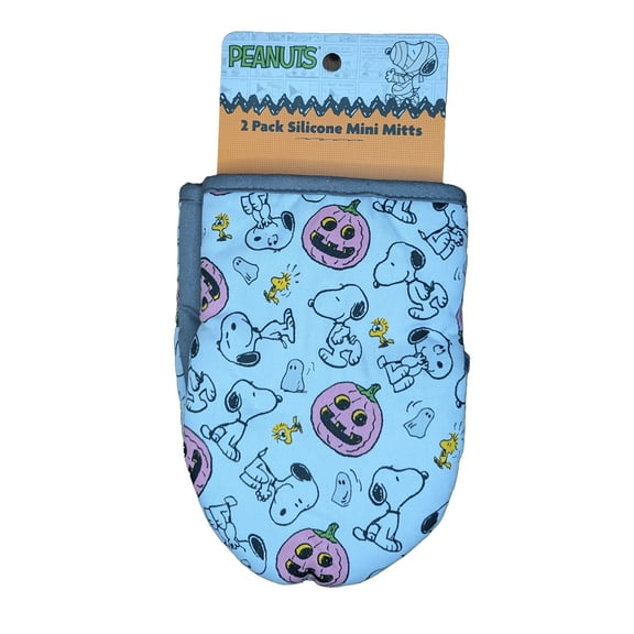 Peanuts 2 Pack Mini Oven Mitts Halloween Fall Autumn Snoopy Pumpkins