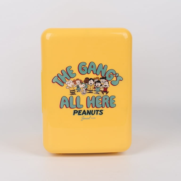 peanuts 冷蔵庫 Peanuts 4L 6-Can Mini Fridge, Yellow - Walmart.com