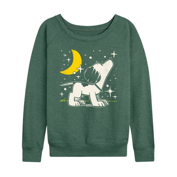 Peanuts - 50s Snoopy Stars - Women's Lightweight French Terry Long Sleeve Shirt