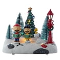 thumbnail image 1 of Peanuts 6 in. Battery-Operated Lighted Musical Carolers Table Piece, 1 of 1