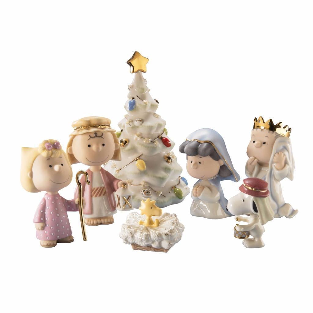 Peanuts 7Piece Christmas Pageant Figurines