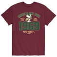 thumbnail image 1 of Peanuts - 70's Retro Snoopy Men's Short Sleeve Graphic T-Shirts, 1 of 6