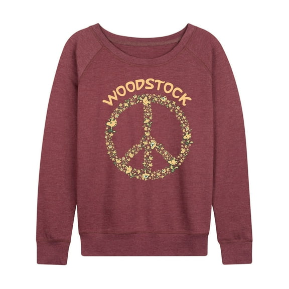 Peanuts - 70s Snoopy - Women's Lightweight French Terry Long Sleeve Shirt