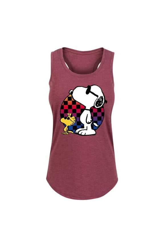 - 70s Snoopy - Women's Racerback Tank Top