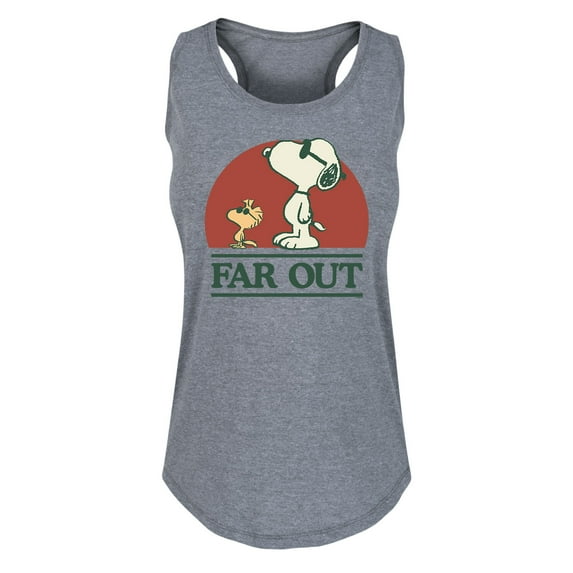 Peanuts - 70s Snoopy - Women's Racerback Tank Top