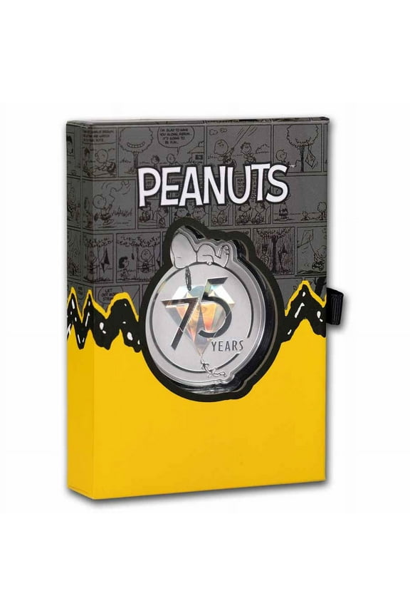 75 Year Diamond Anniversary Snoopy Shaped 1 oz Silver