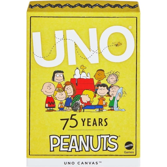 Peanuts 75 Years UNO Canvas Card Game