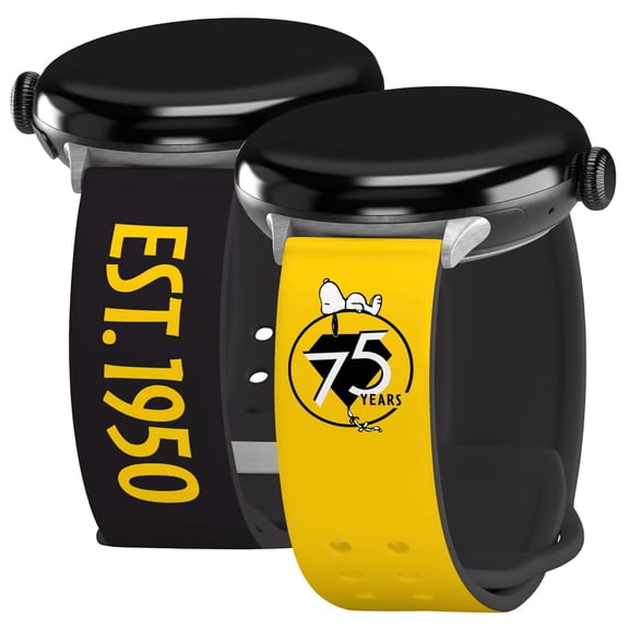 Peanuts 75th Anniversary HD Watch Band for Google Pixel Watch 20mm (Long 75 Years)