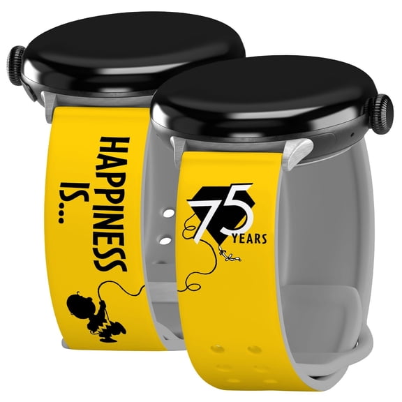 Peanuts 75th Anniversary HD Watch Band for Google Pixel Watch 20mm (Short Happiness)