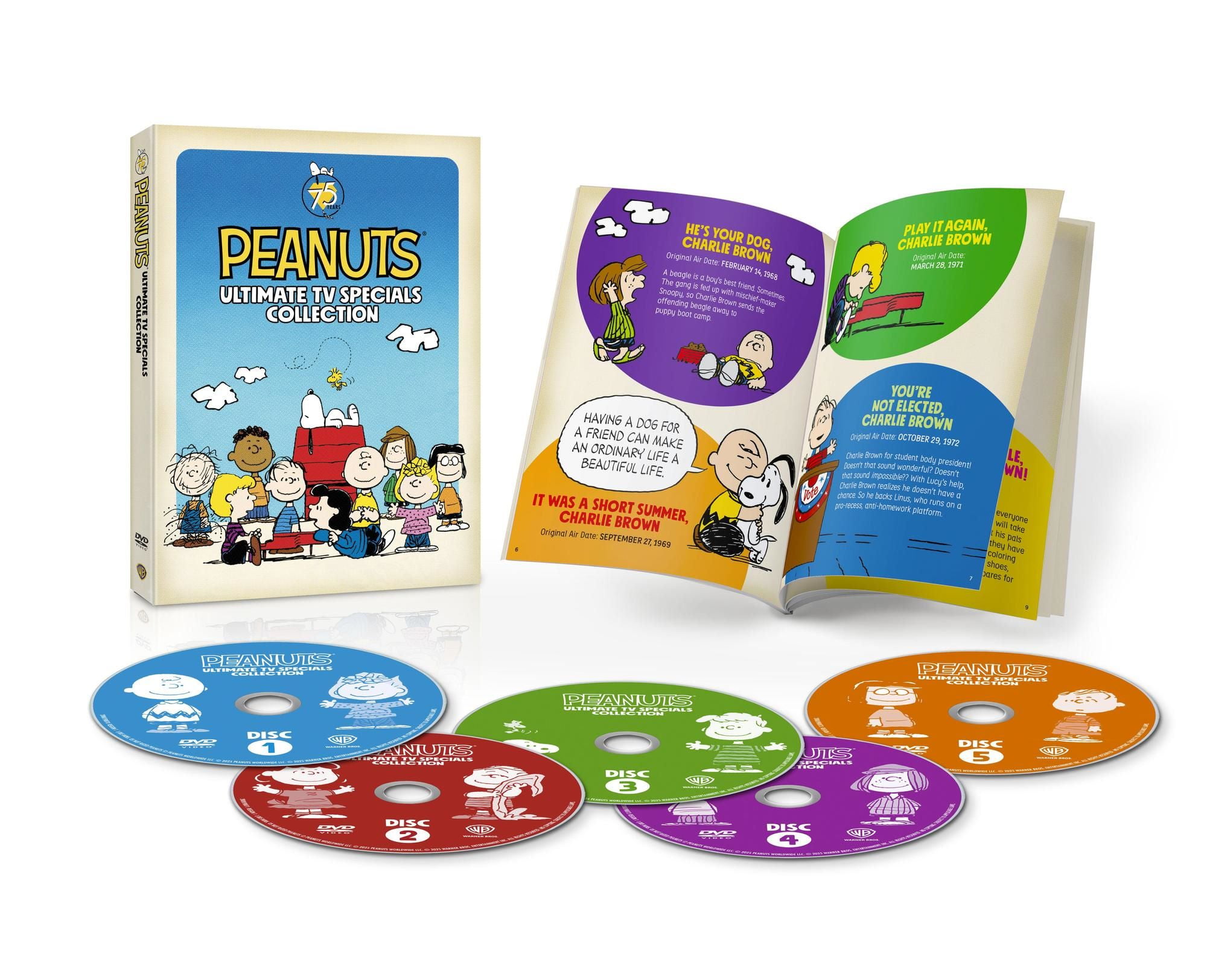 Peanuts: 75th Anniversary Ultimate Specials Collection (DVD), Family, Warner Bros. - Walmart.com