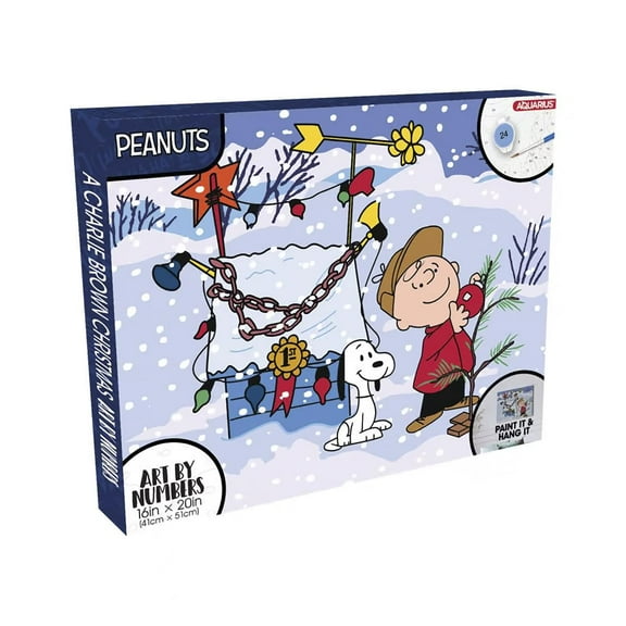 Peanuts A Charlie Brown Christmas Art By Numbers Painting Kit
