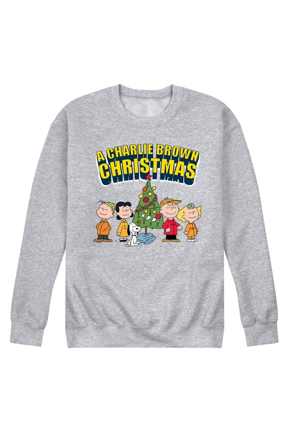 - A Charlie Brown Christmas - Men's Crew Neck Fleece Pullover